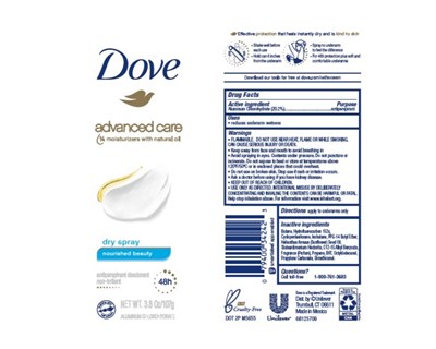 Dovedryspraynourished Beautyapdeoae (Dove Advanced Care Dry Spray Nourished Beauty 48h Antiperspirant Deodorant)